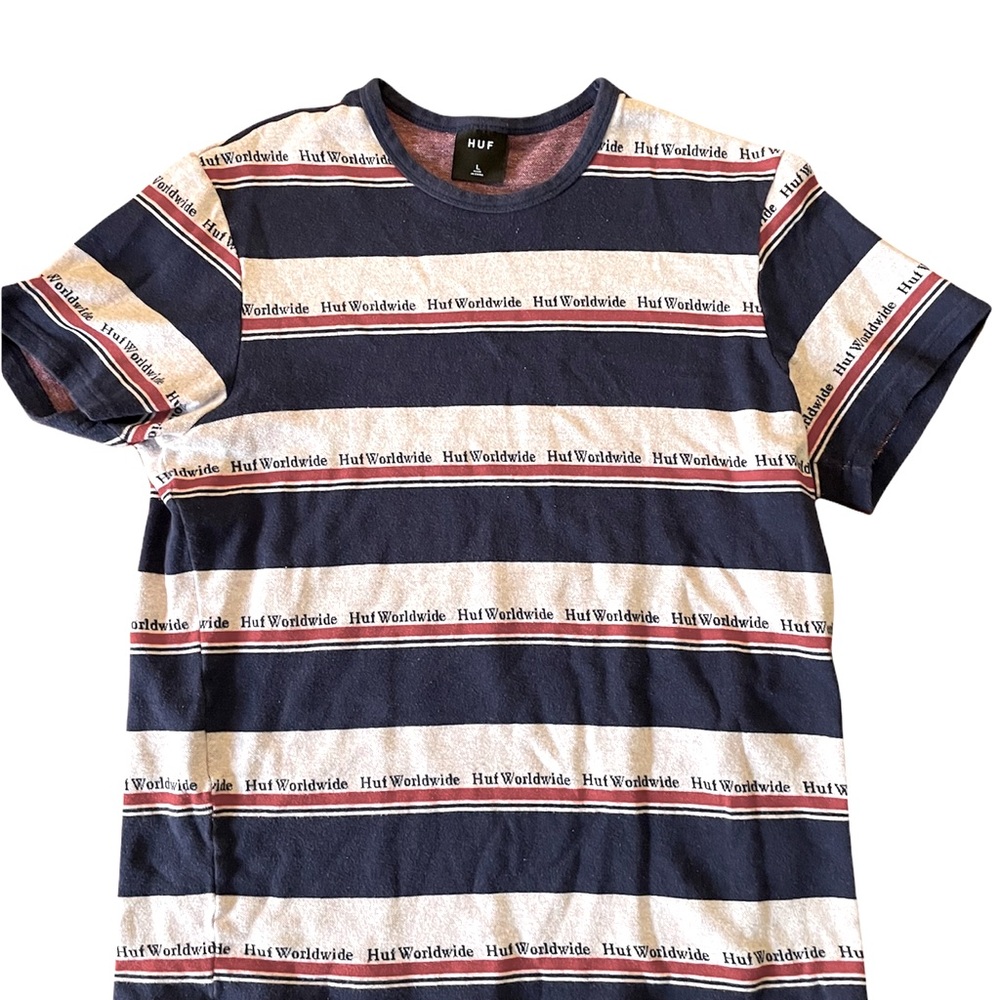 Huff striped T-Shirt *Size Large*